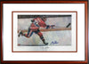 GUY LAFLEUR SIGNED LITHOGRAPH – LTD EDITION #10 OF 1010 – FRAMED MONTREAL CANADIENS COLLECTIBLE (24