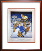 LEGENDS OF THE CREASE SIGNED LITHOGRAPH – FRAMED HOCKEY GOALIE ART DISPLAY (16