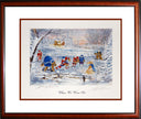WHEN WE WERE SIX SIGNED LITHOGRAPH – FRAMED BOWER & CHEEVERS HOCKEY COLLECTIBLE (16