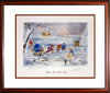 WHEN WE WERE SIX SIGNED LITHOGRAPH – FRAMED BOWER & CHEEVERS HOCKEY COLLECTIBLE (16