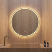 Frameless Round LED Mirror (28