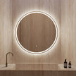 Frameless Round LED Mirror (28