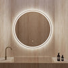 Frameless Round LED Mirror (28