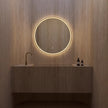 Frameless Round LED Mirror (28