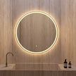 Frameless Round LED Mirror (28