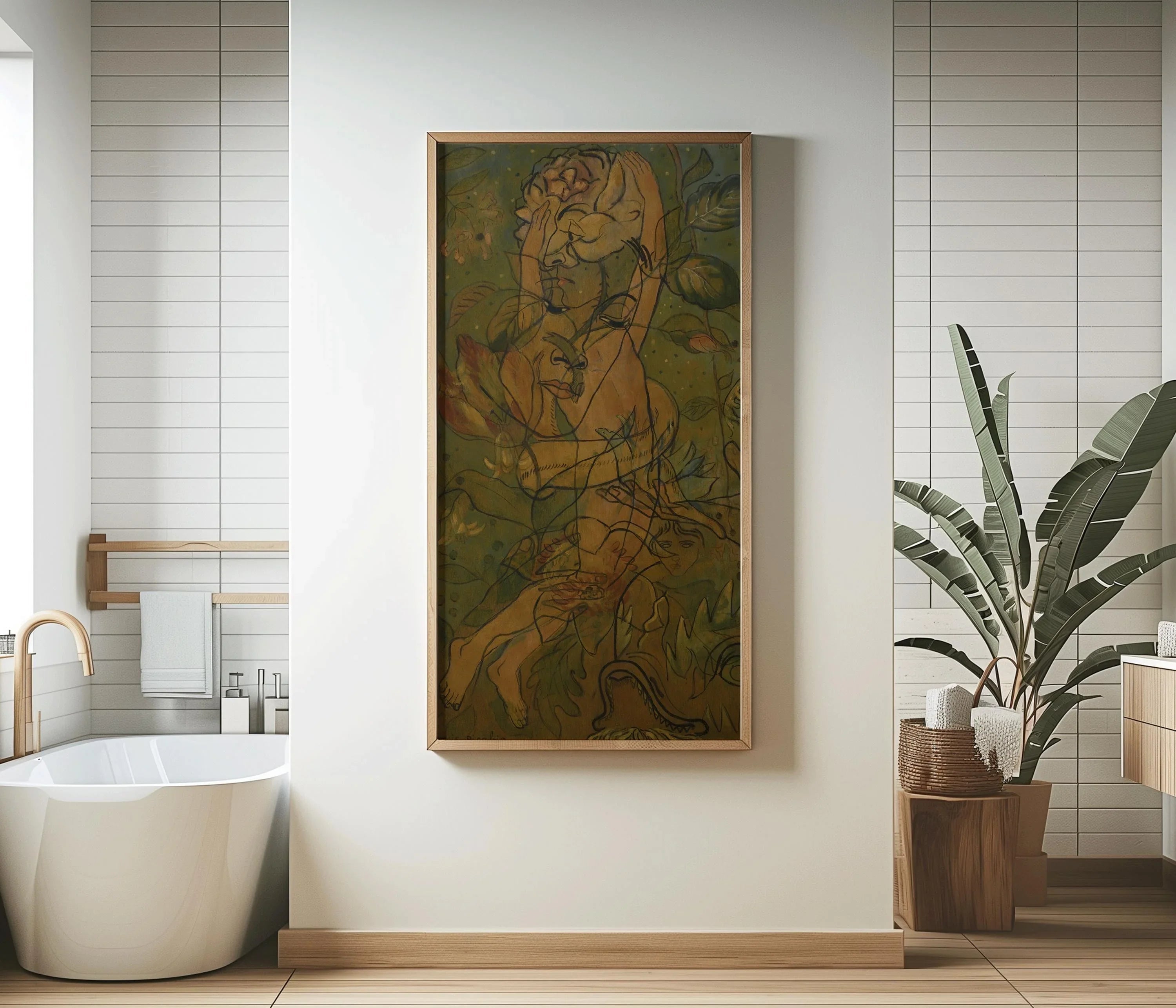 Francis Picabia - Rubi (1929) | Modern Abstract Art (available handframed or unframed) 2x1