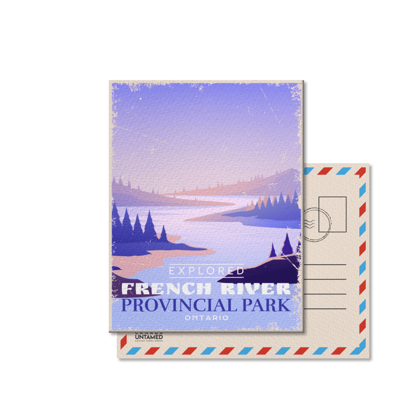 French River Ontario Provincial Park Postcard, Canada Parks