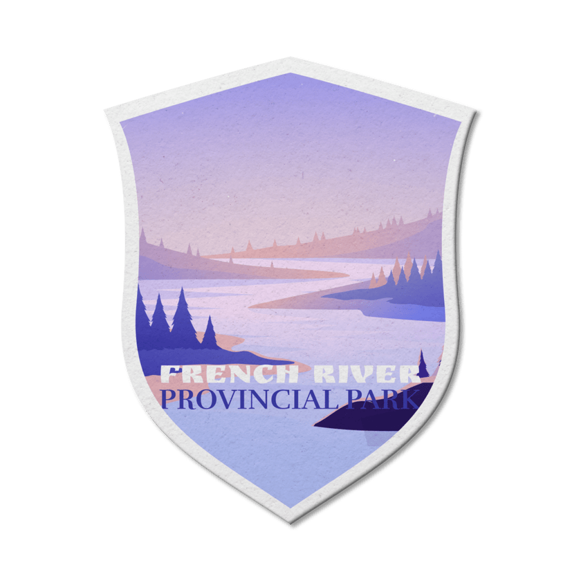 French River Ontario Provincial Park Waterproof Vinyl Sticker, Canada Parks
