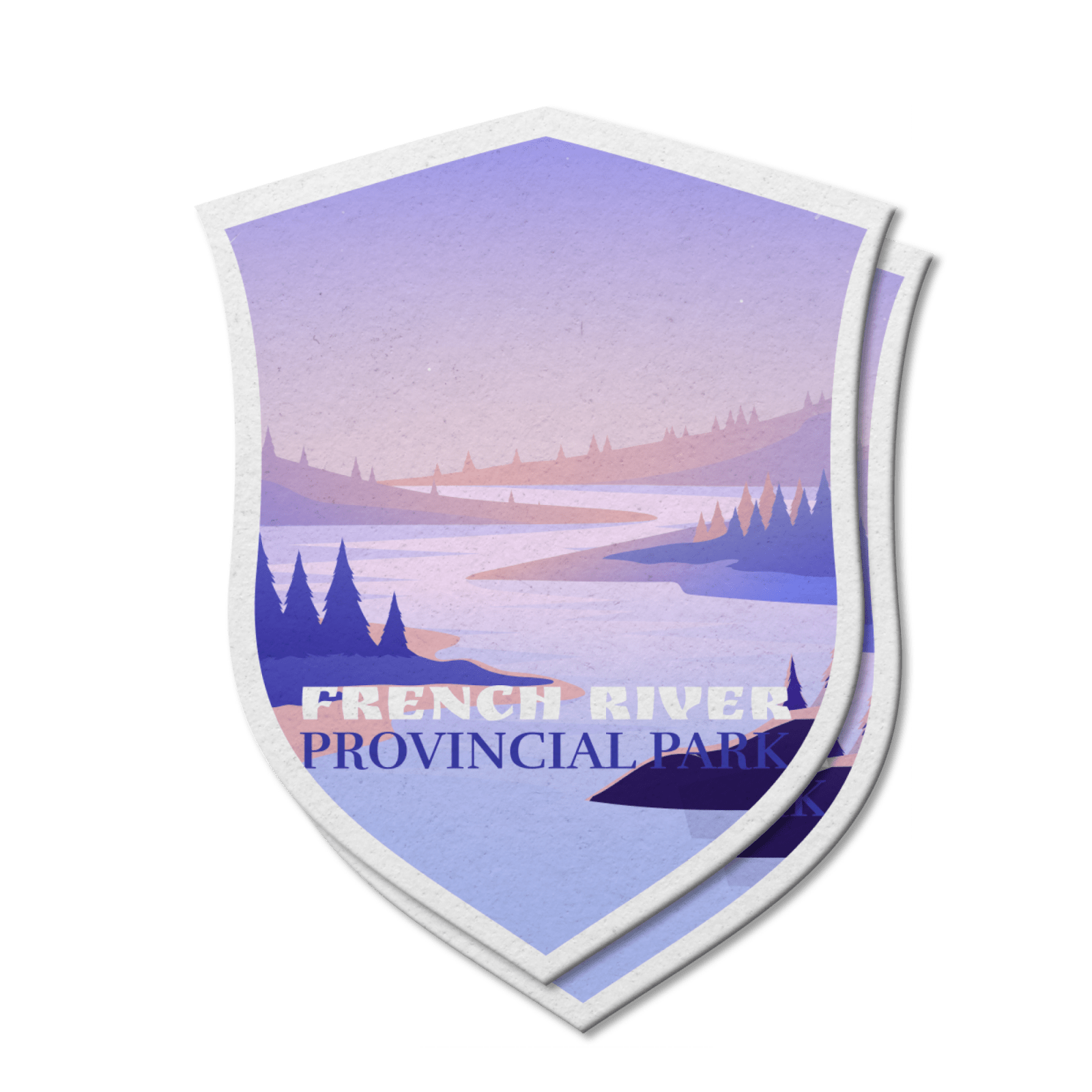 French River Ontario Provincial Park Waterproof Vinyl Sticker, Canada Parks