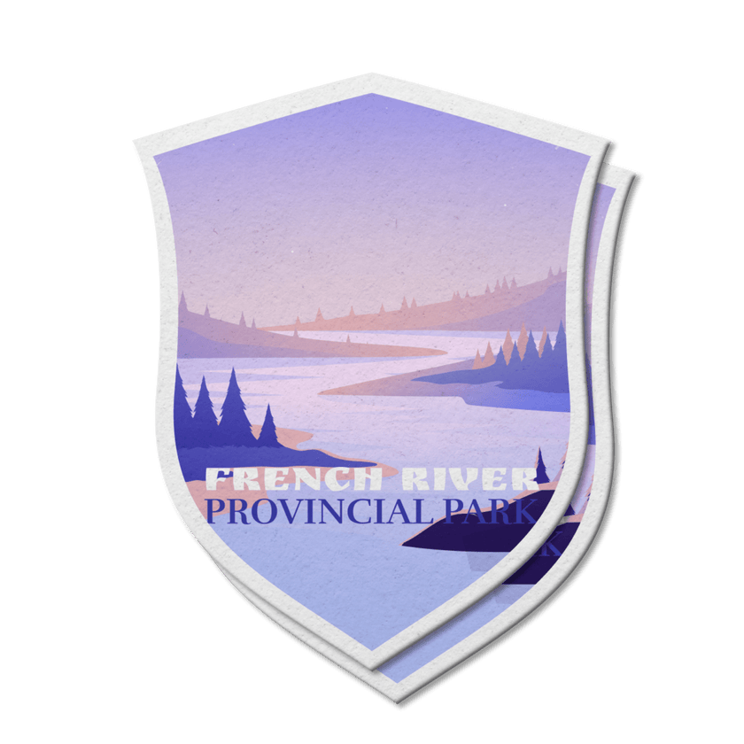 French River Ontario Provincial Park Waterproof Vinyl Sticker, Canada Parks