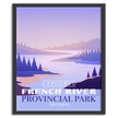French River Provincial Park 'Explored' Poster, Canada Parks