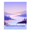 French River Provincial Park 'Explored' Poster, Canada Parks