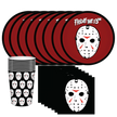 Friday The 13th Party Set - 20 Cups, 20 Plates, 20 Napkins