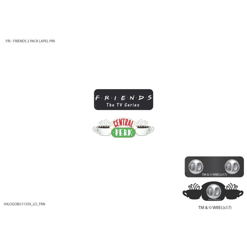 Friends Logos 2pk Pins
