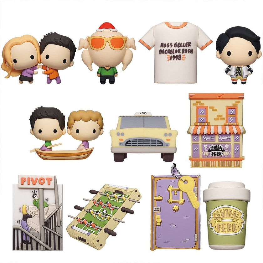 Friends Series 6 Mystery 3D Foam Bag Clip