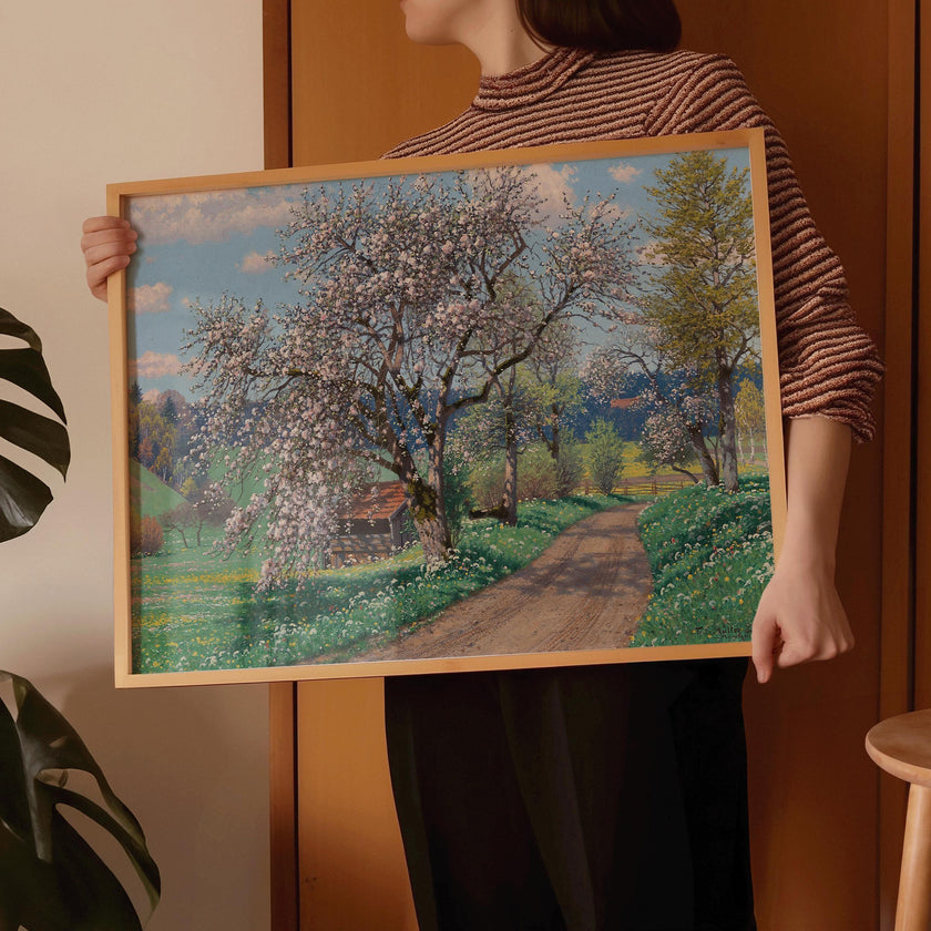 Fritz M√ºller-Landeck Spring Day Print: German Countryside Art