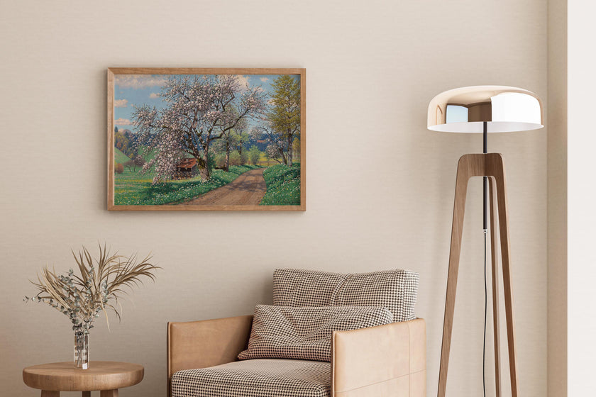 Fritz M√ºller-Landeck Spring Day Print: German Countryside Art
