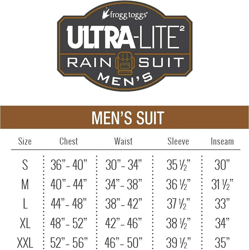 Frogg Toggs Ultra-Lite2 Rain Suit - Camouflage