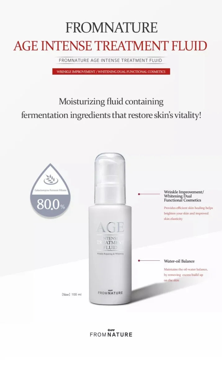 From Nature Age Intense Treatment Fluid 100ml