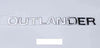Front letter car sticker label Car Cover Word Mark