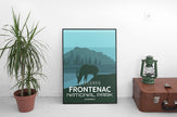 Frontenac National Park 'Explored' Poster, Canada Parks