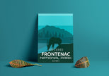 Frontenac National Park 'Explored' Poster, Canada Parks