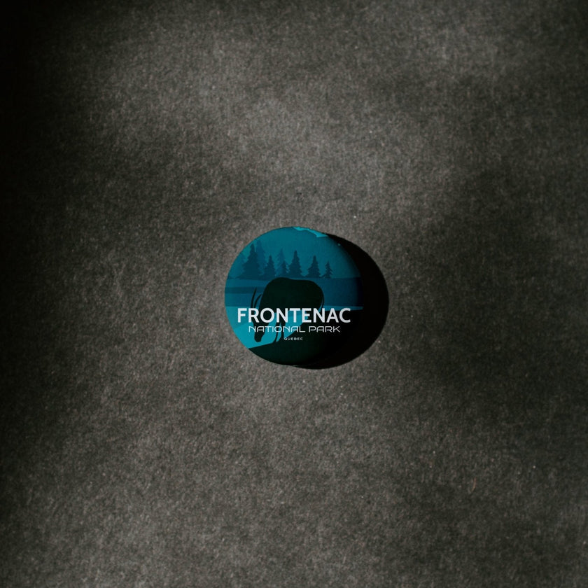 Frontenac National Park of Quebec Pinback Button, Canada Parks