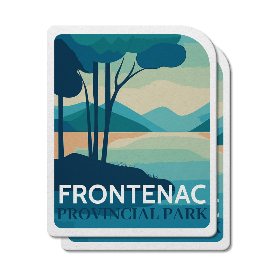 Frontenac Ontario Provincial Park Waterproof Vinyl Sticker, Canada Parks
