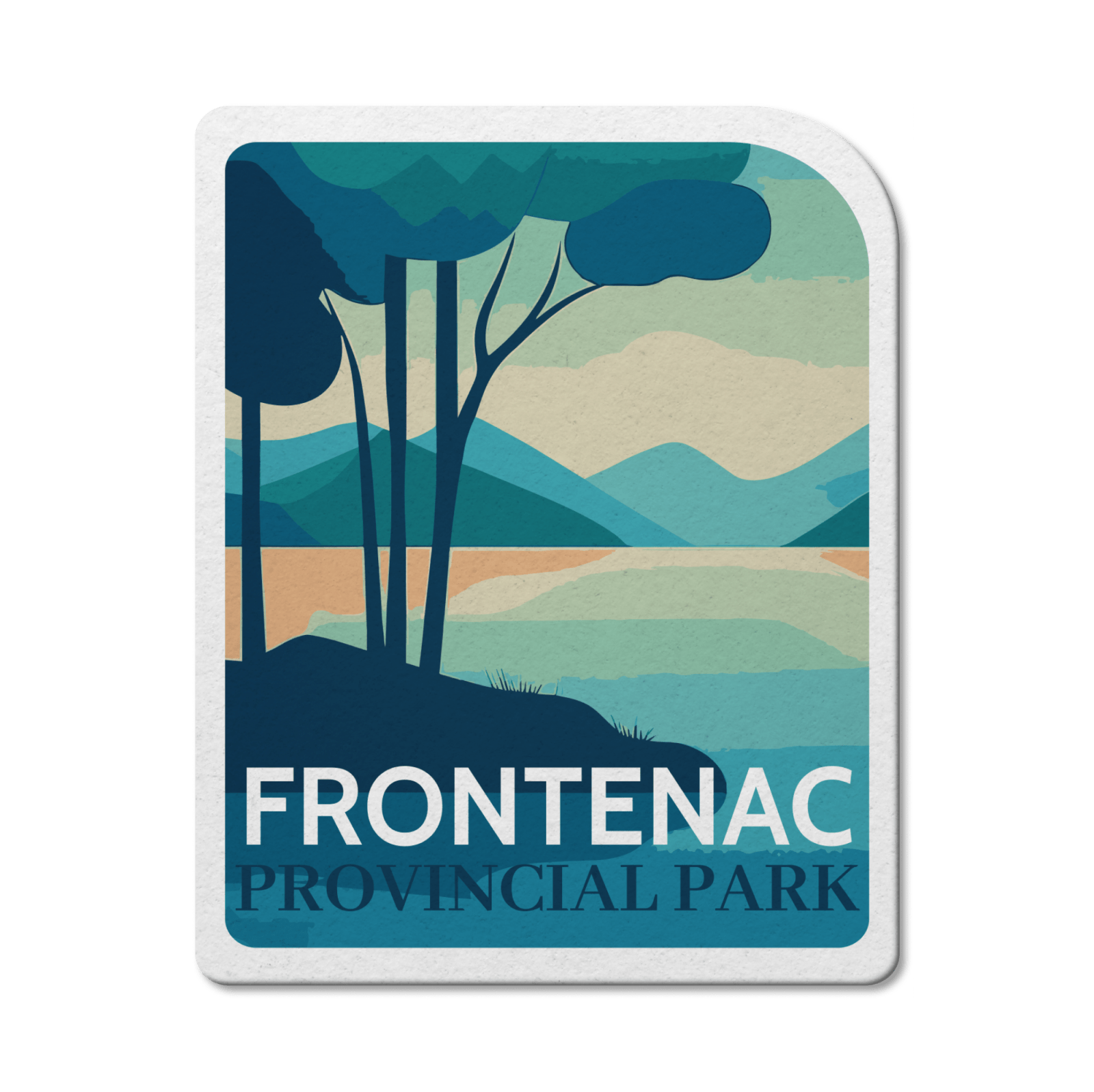 Frontenac Ontario Provincial Park Waterproof Vinyl Sticker, Canada Parks