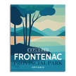 Frontenac Provincial Park 'Explored' Poster, Canada Parks
