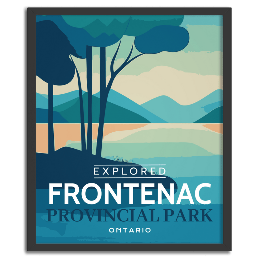 Frontenac Provincial Park 'Explored' Poster, Canada Parks