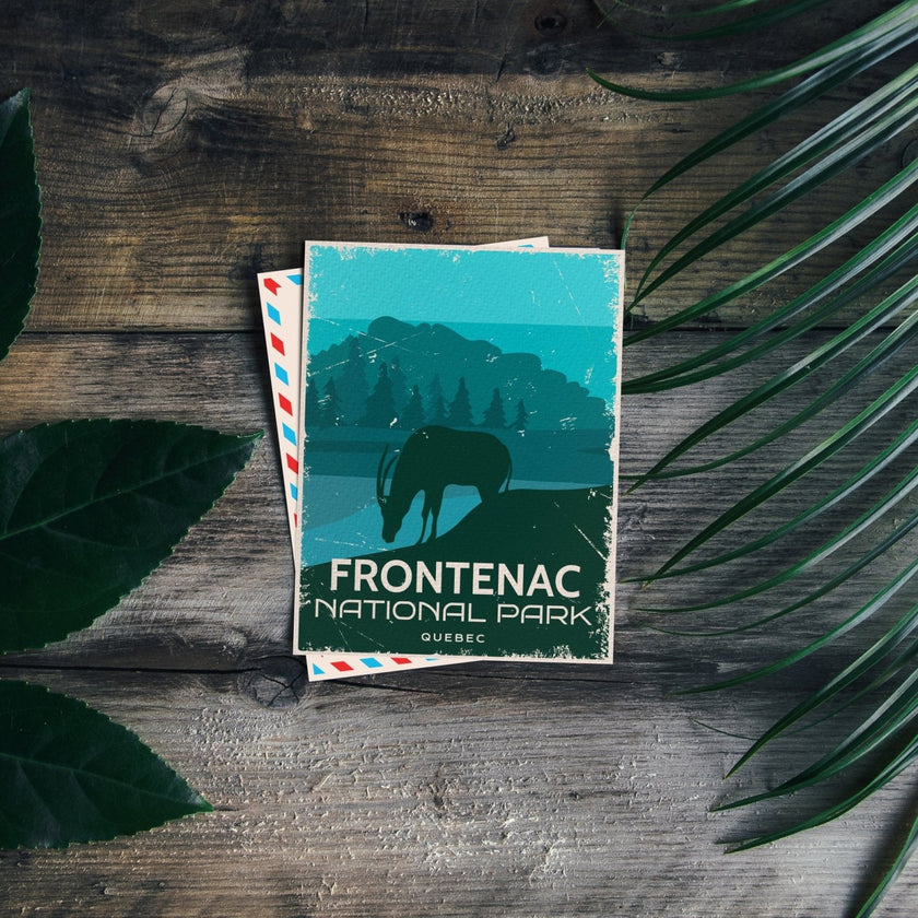 Frontenac Quebec National Park Postcard, Canada Parks