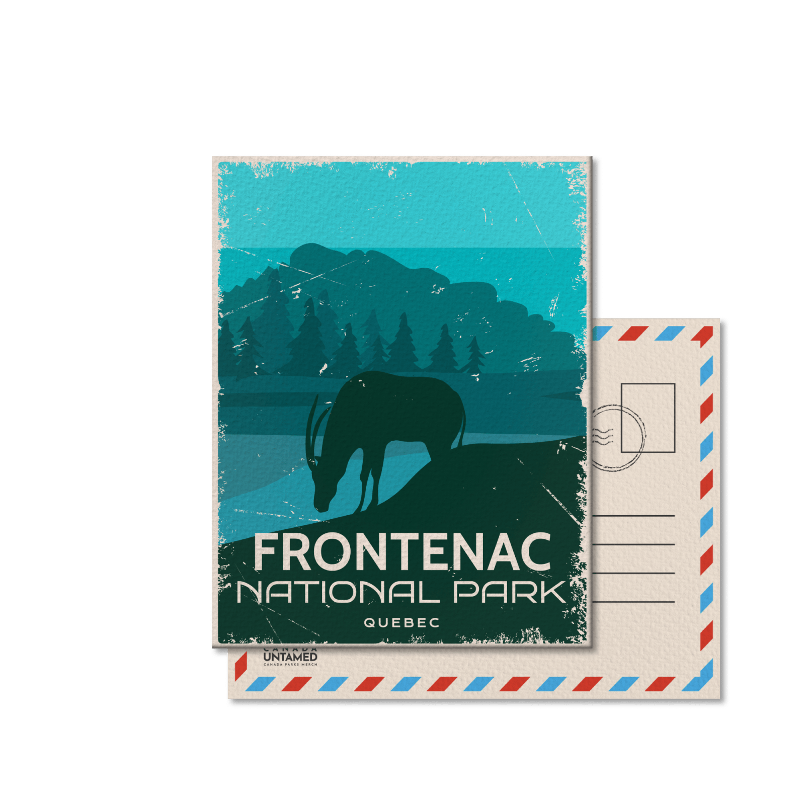 Frontenac Quebec National Park Postcard, Canada Parks
