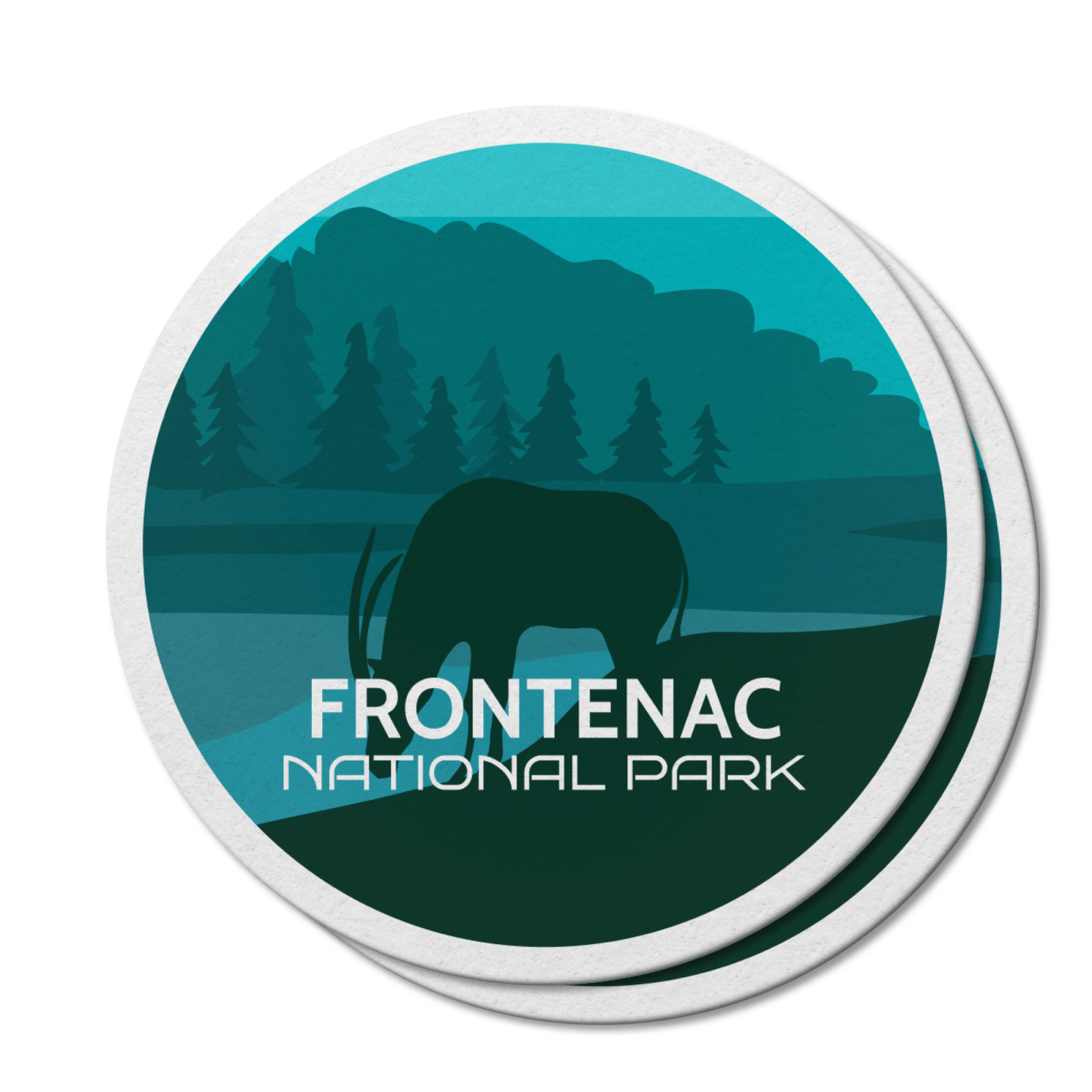Frontenac Quebec National Park Waterproof Vinyl Sticker, Canada Parks
