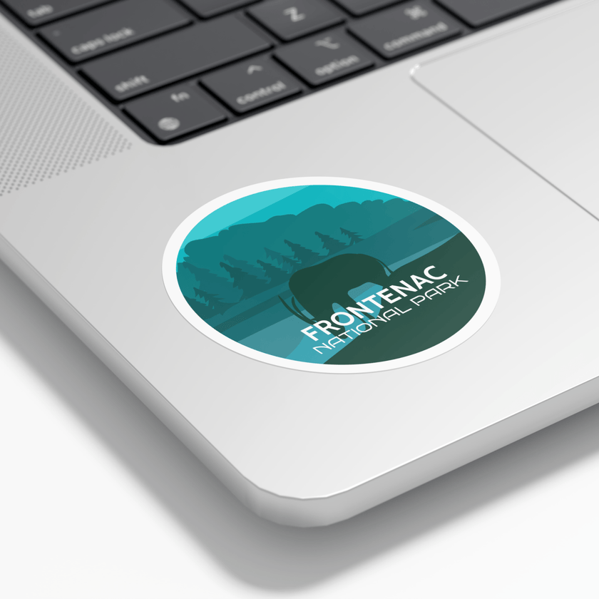 Frontenac Quebec National Park Waterproof Vinyl Sticker, Canada Parks