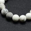 Howlite Frosted Gemstone Beads