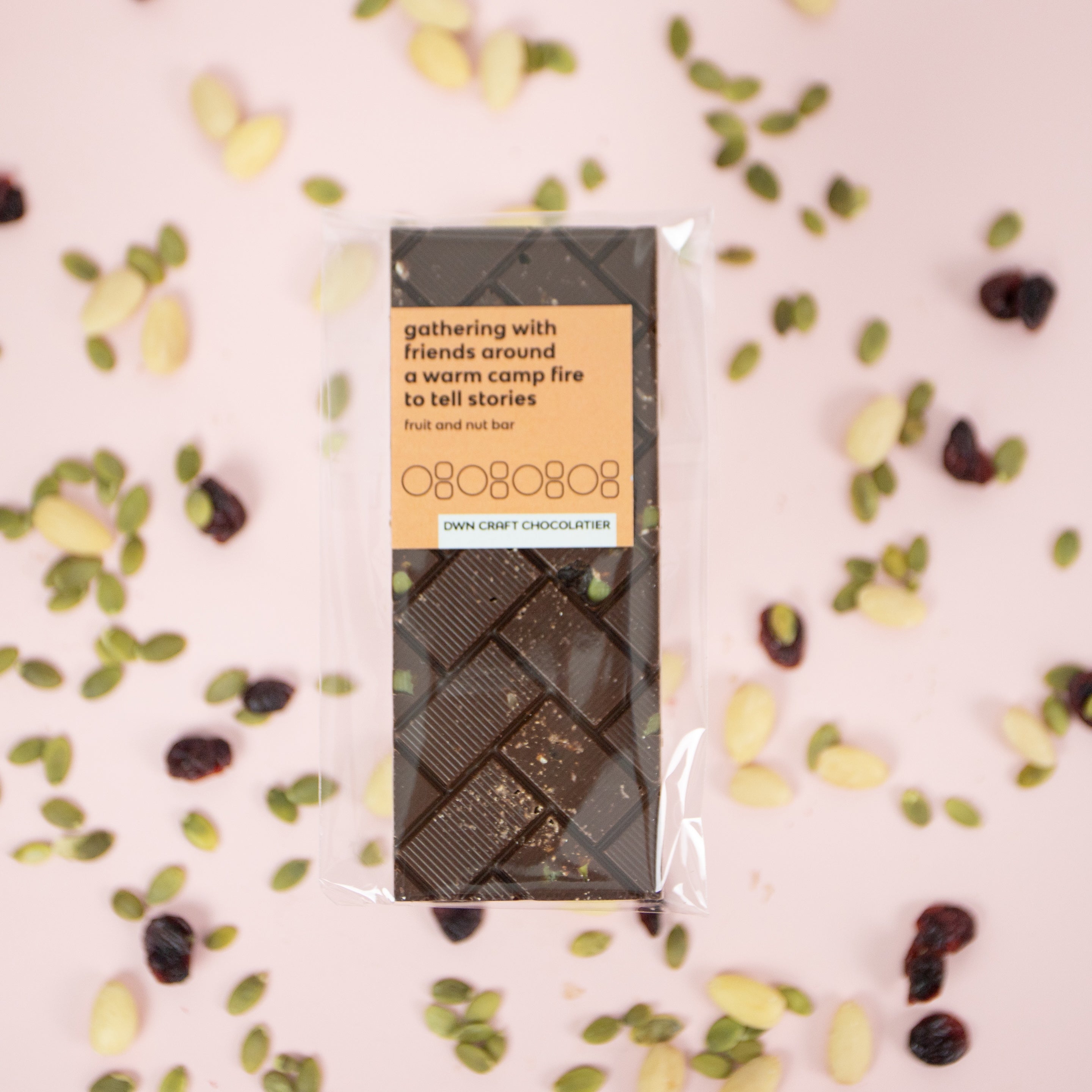 fruit and nut chocolate bar