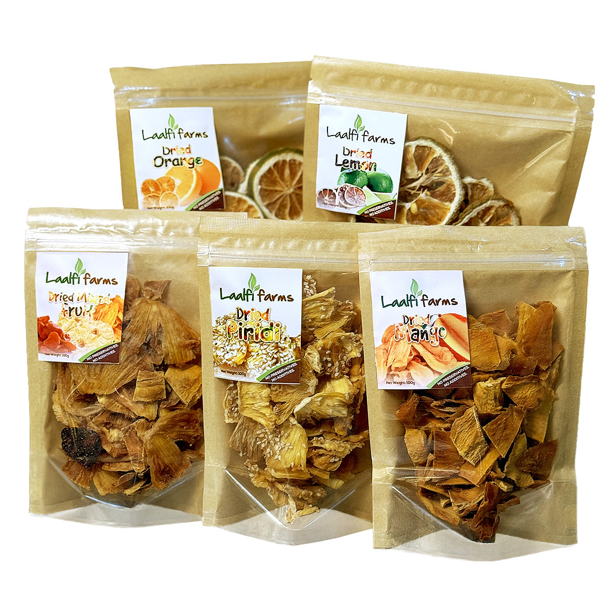 Dried fruits 5 pack 