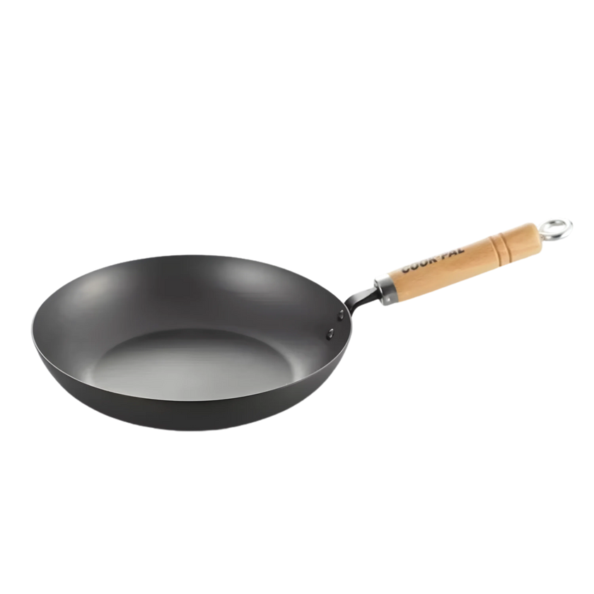 Yoshikawa Cook-Pal Ren Nitrided Carbon Steel Fry Pan 24cm – Made in Japan