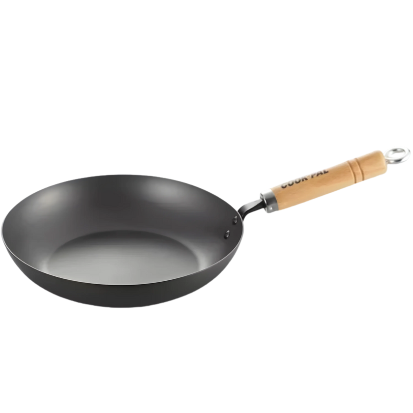 Yoshikawa Cook-Pal Ren Nitrided Carbon Steel Fry Pan 28cm – Made in Japan