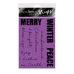 For the Love of Stamps - Christmas Overlay Sentiments