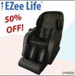 CH4000 Full Body 4D Massage Chair &ndash; Ultra-Long Curved Rails, Airbag System & Bluetooth App Control for Home Wellness in Canada