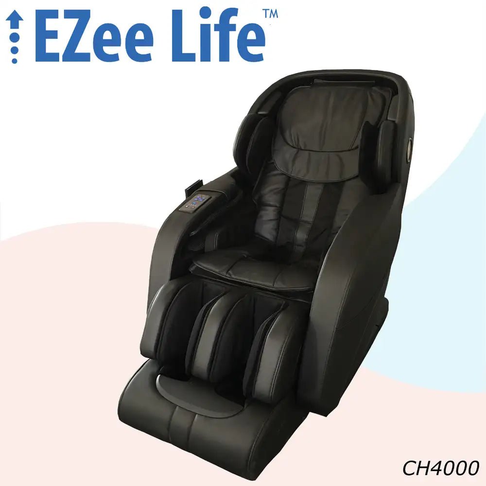 CH4000 Full Body 4D Massage Chair &ndash; Ultra-Long Curved Rails, Airbag System & Bluetooth App Control for Home Wellness in Canada