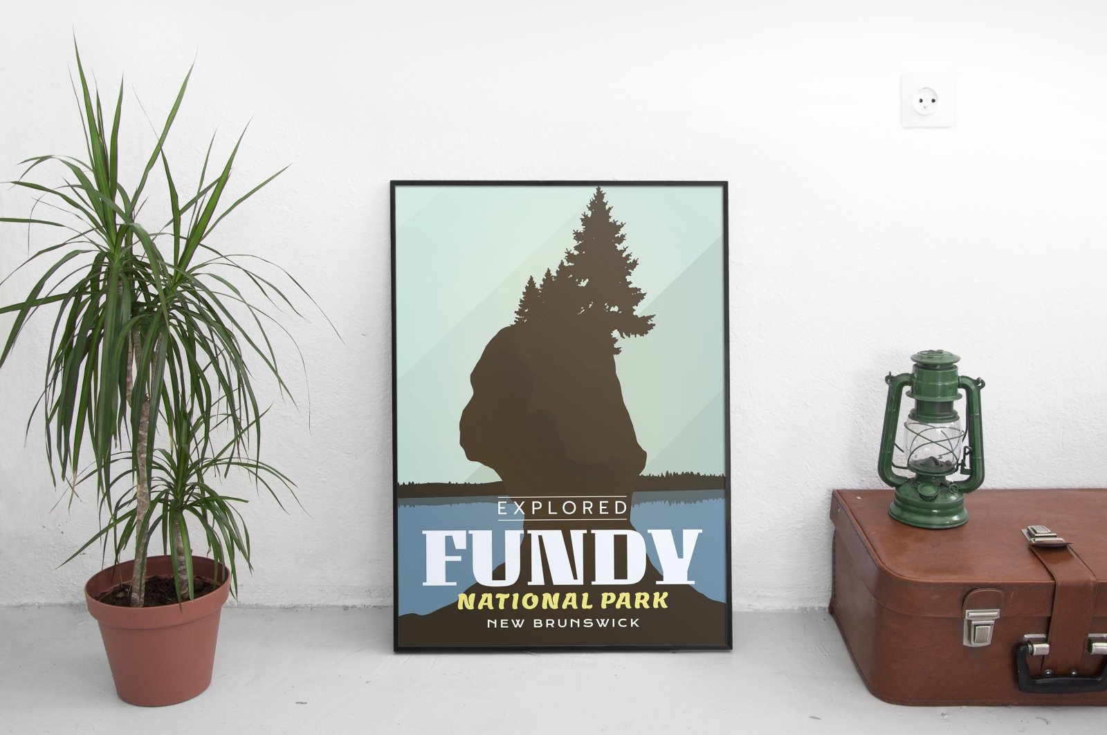 Fundy National Park 'Explored' Poster, Canada Parks