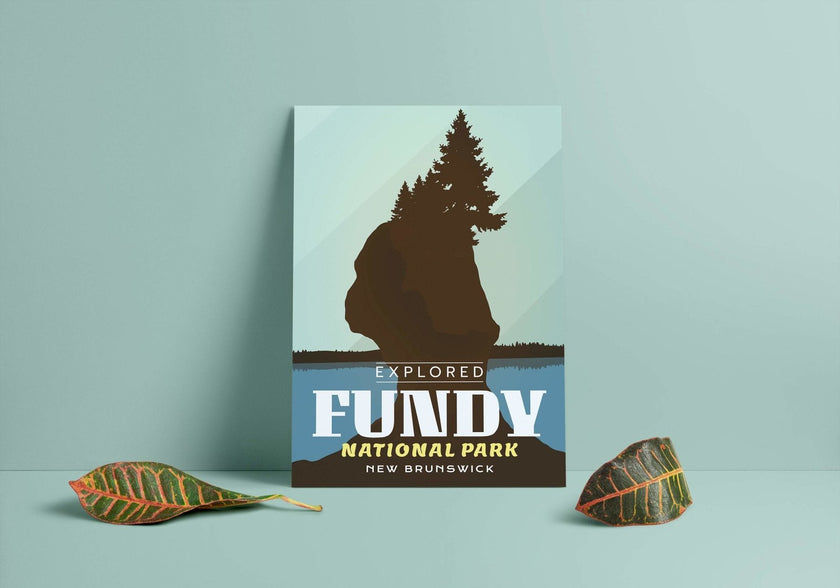 Fundy National Park 'Explored' Poster, Canada Parks