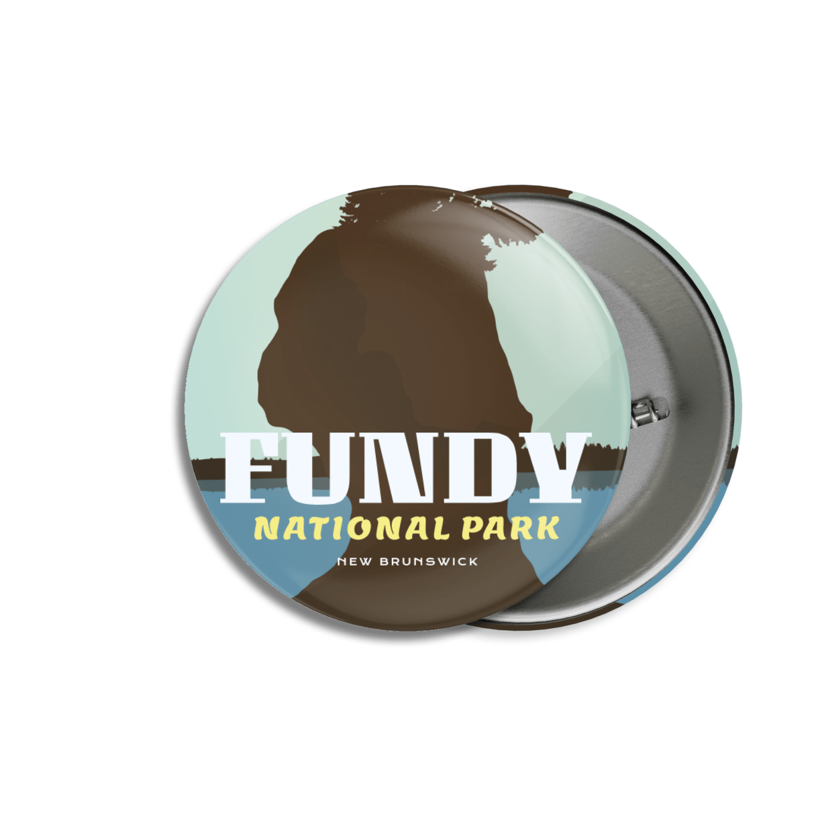 Fundy National Park of Canada Pinback Button, Canada Parks