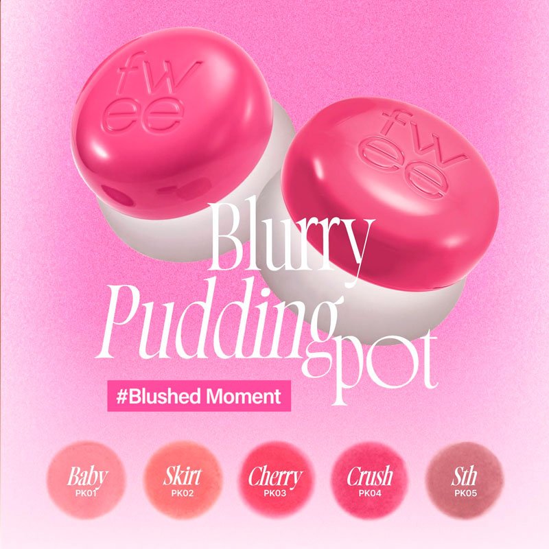 fwee Lip & Cheek Blurry Pudding Pot 5g