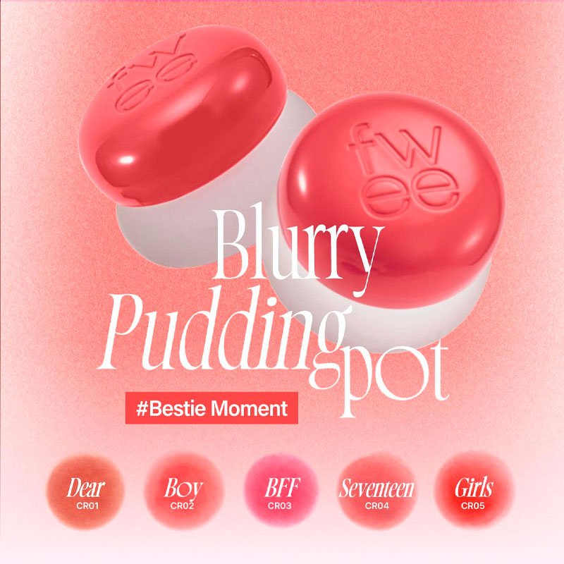 fwee Lip & Cheek Blurry Pudding Pot 5g