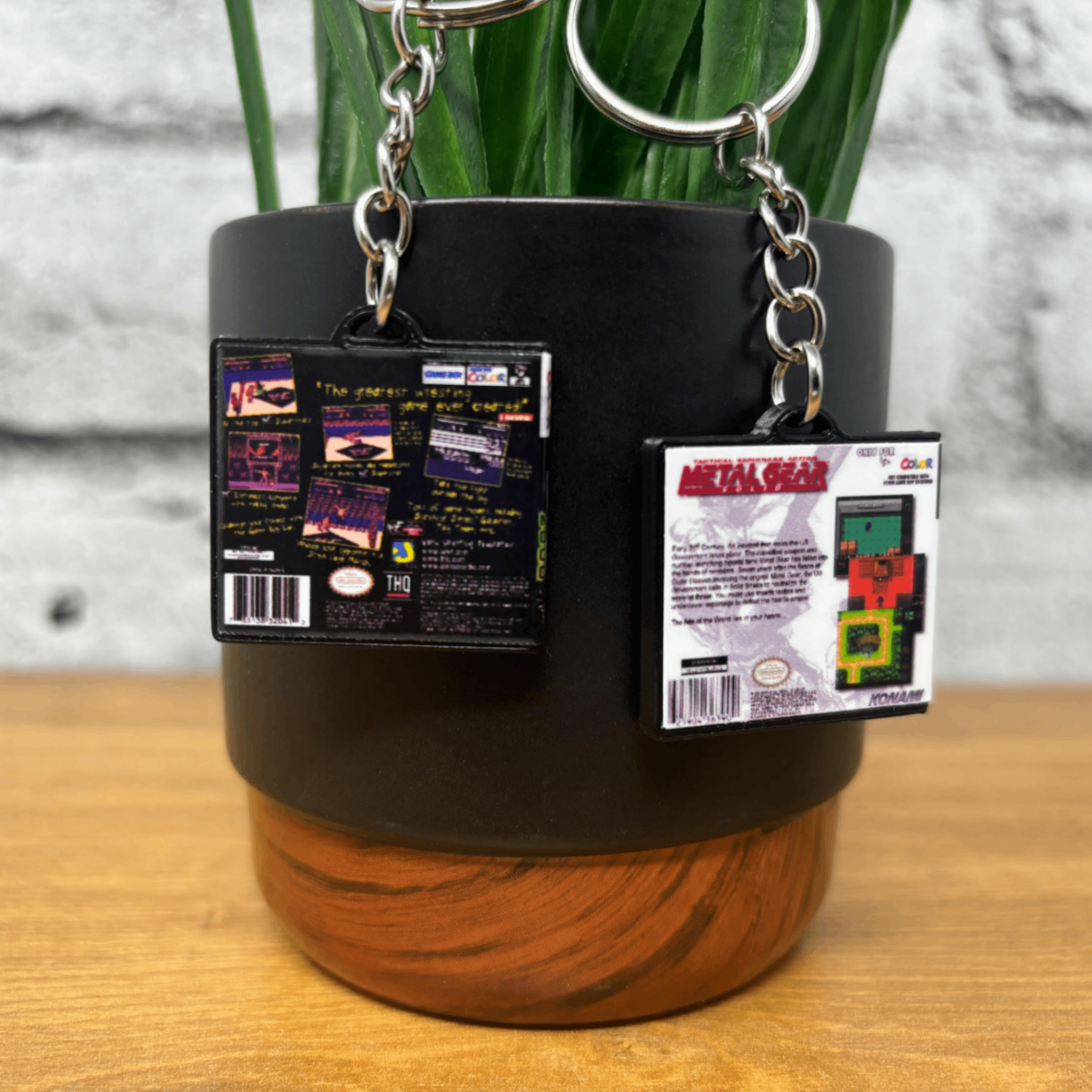 Gameboy Color Game Case Keychains