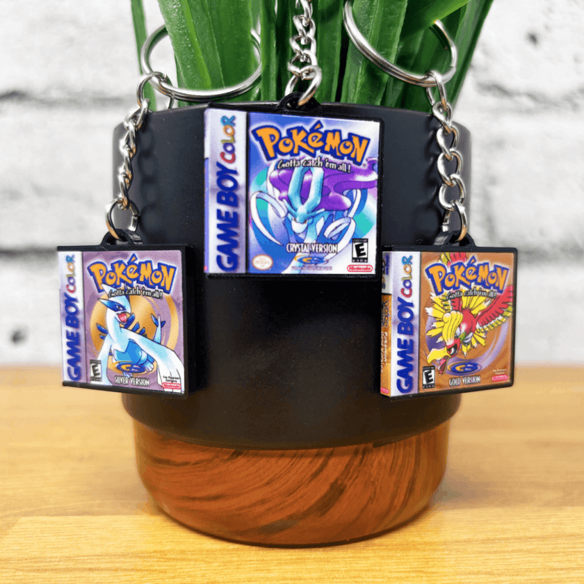 Gameboy Color Game Case Keychains